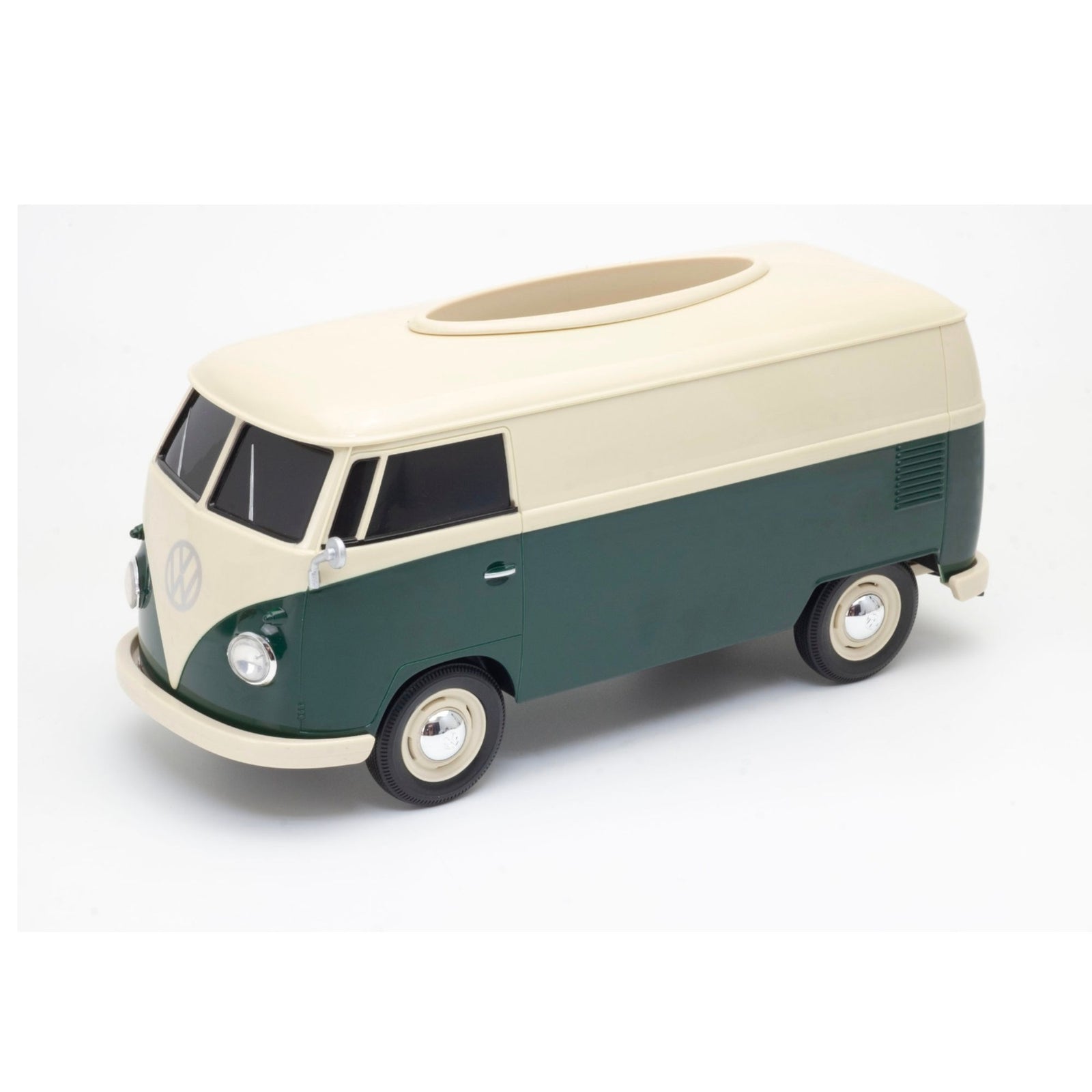 Volkswagen VW T1 Bue 1:16 Tissue Box , green/cream