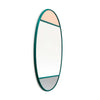 Magis Vitrail oval mirror, green (50x60 cm)