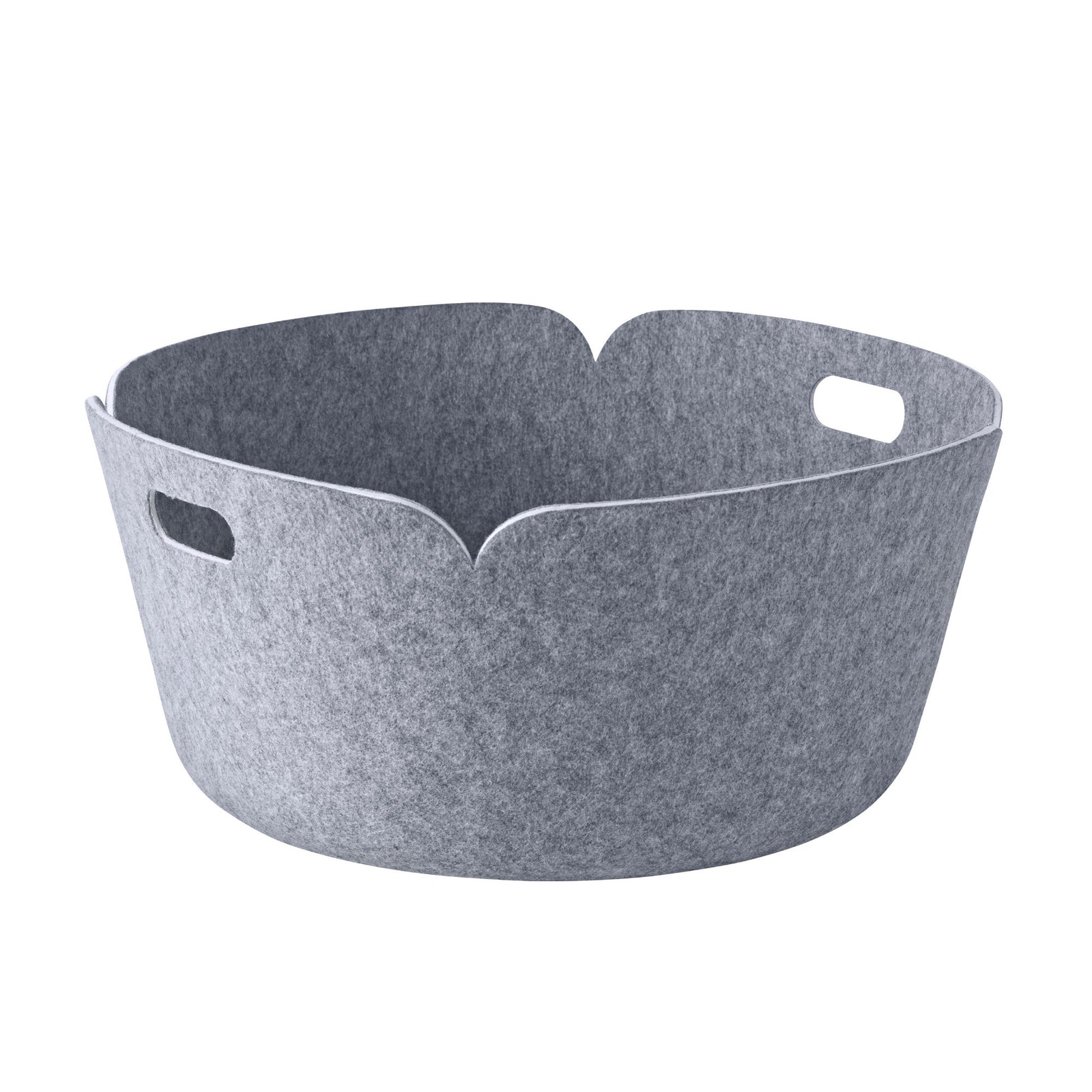 Muuto Restore Round basket, grey melange
