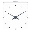 Nomon OJ wall clock, grey