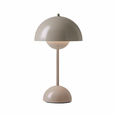 &Tradition VP9 Flowerpot rechargeable lamp, grey beige