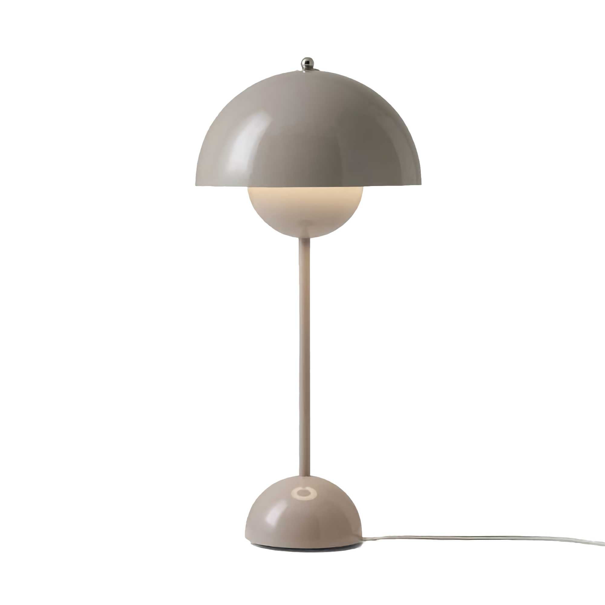 &Tradition VP3 Flowerpot Table Lamp, grey beige