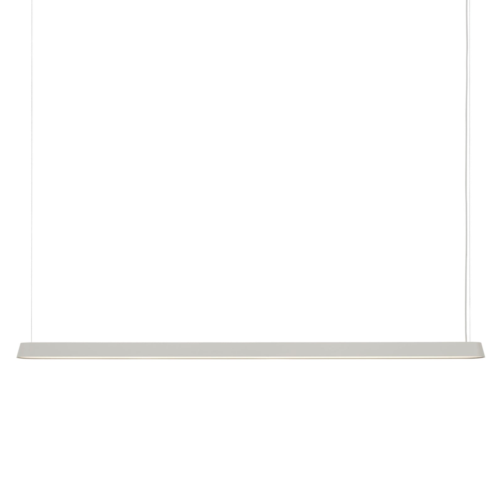 Muuto Linear pendant lamp, grey (169.2 cm)