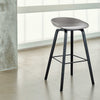 HAY AAS32 bar stool, grey/black stained oak (75 cm)