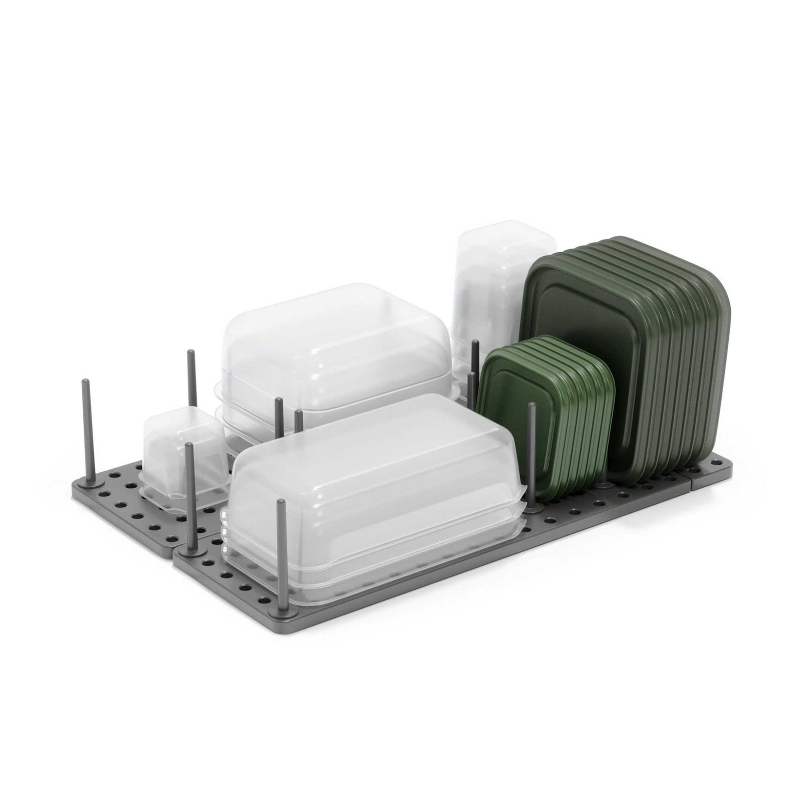 Umbra Peggy drawer organizer, Charcoal (Set of 2)