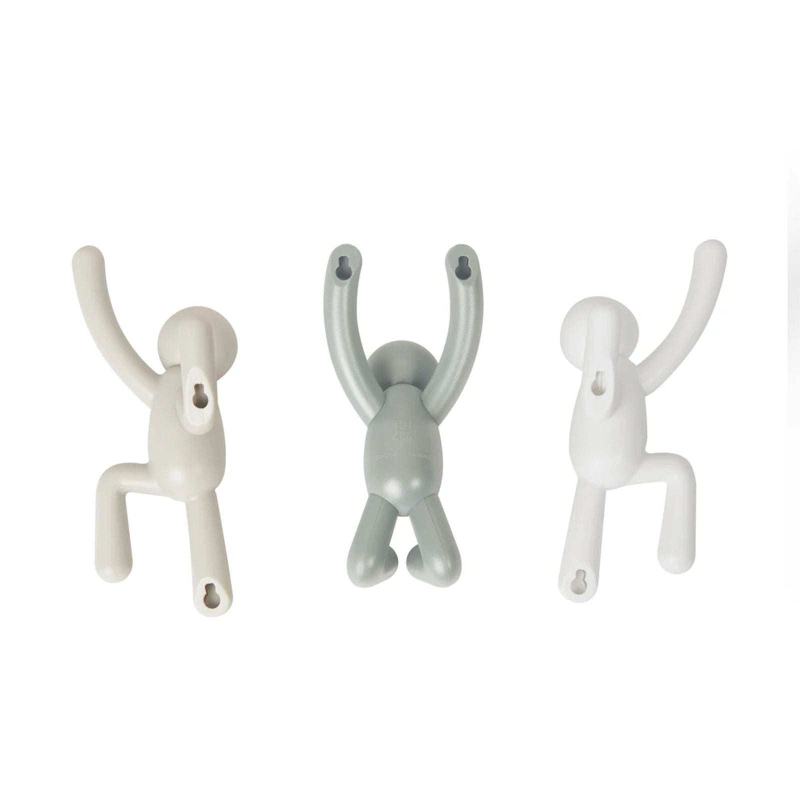 Umbra Buddy wall hooks, grey