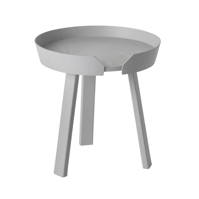 Muuto Around coffee table small, grey (Ø45 cm)