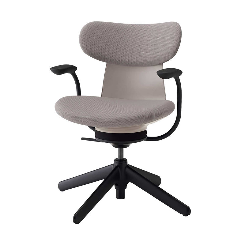 Kokuyo Inglife Office Chair Upholsltery Back with Arm, grey