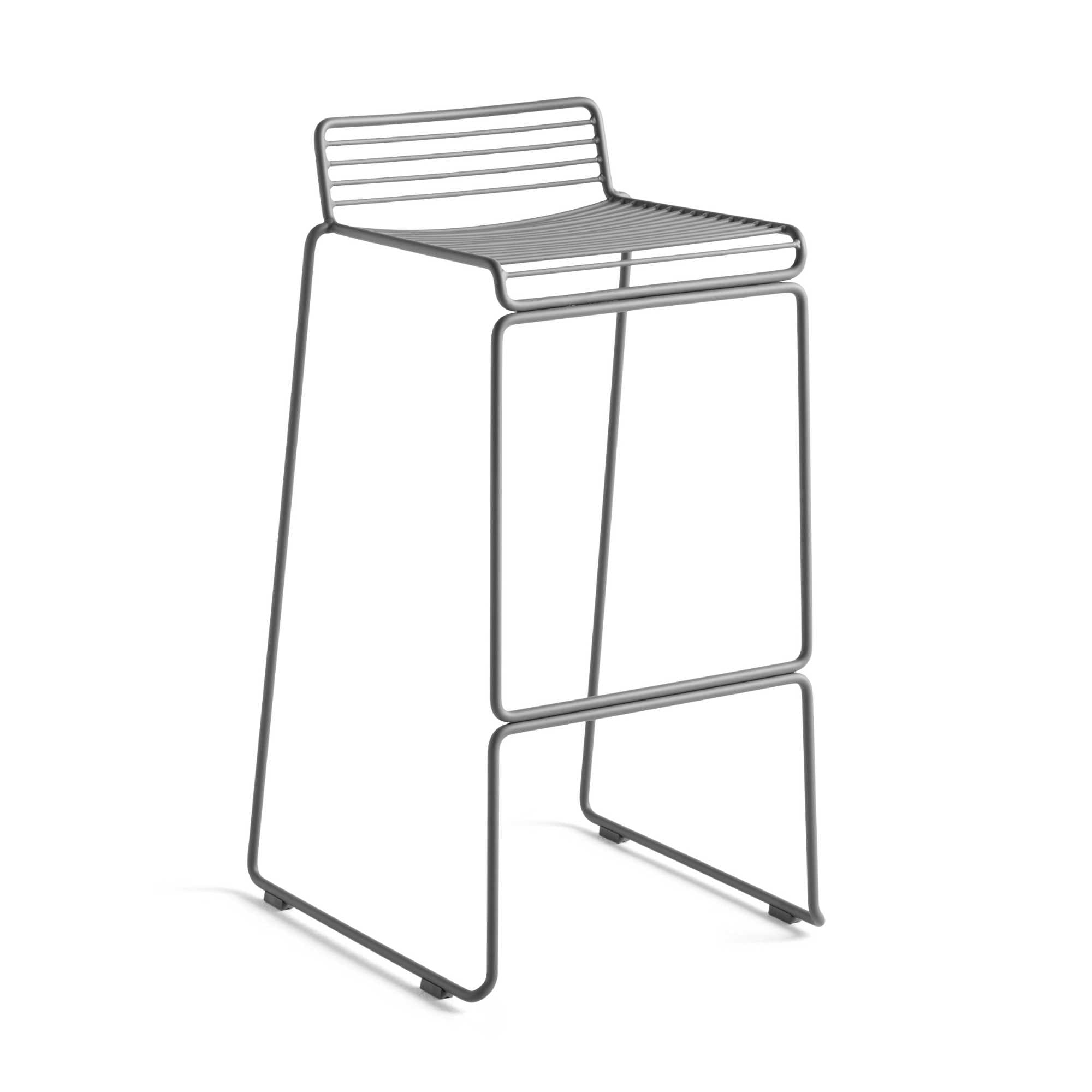 Hay Hee bar stool, asphalt grey (75 cm)