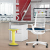 Interstuhl UPis1 ergonomic stool, passion yellow