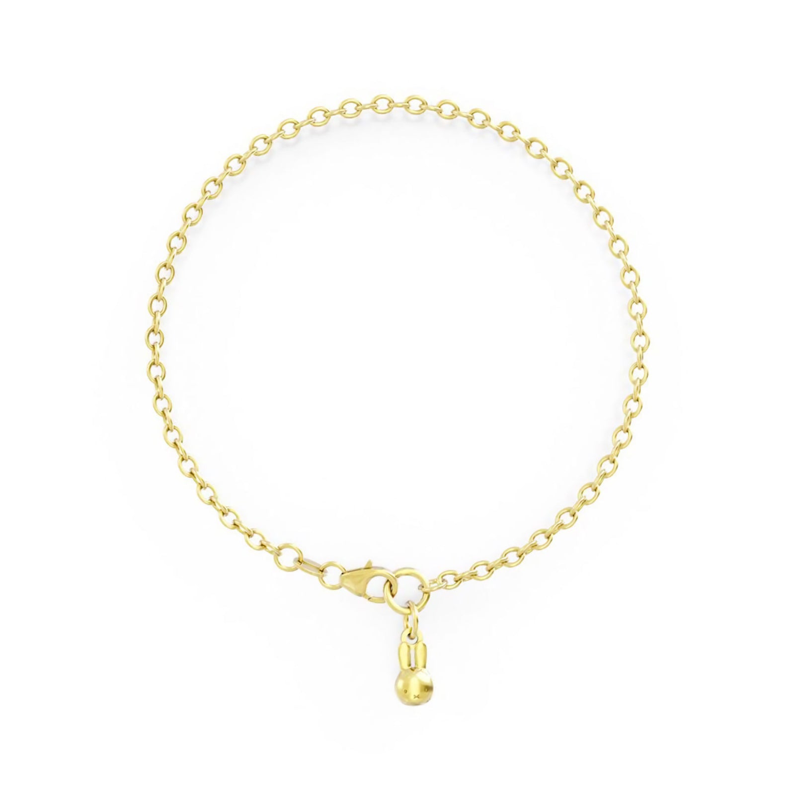 Miffy 18CT gold bracelet, single (19 cm)