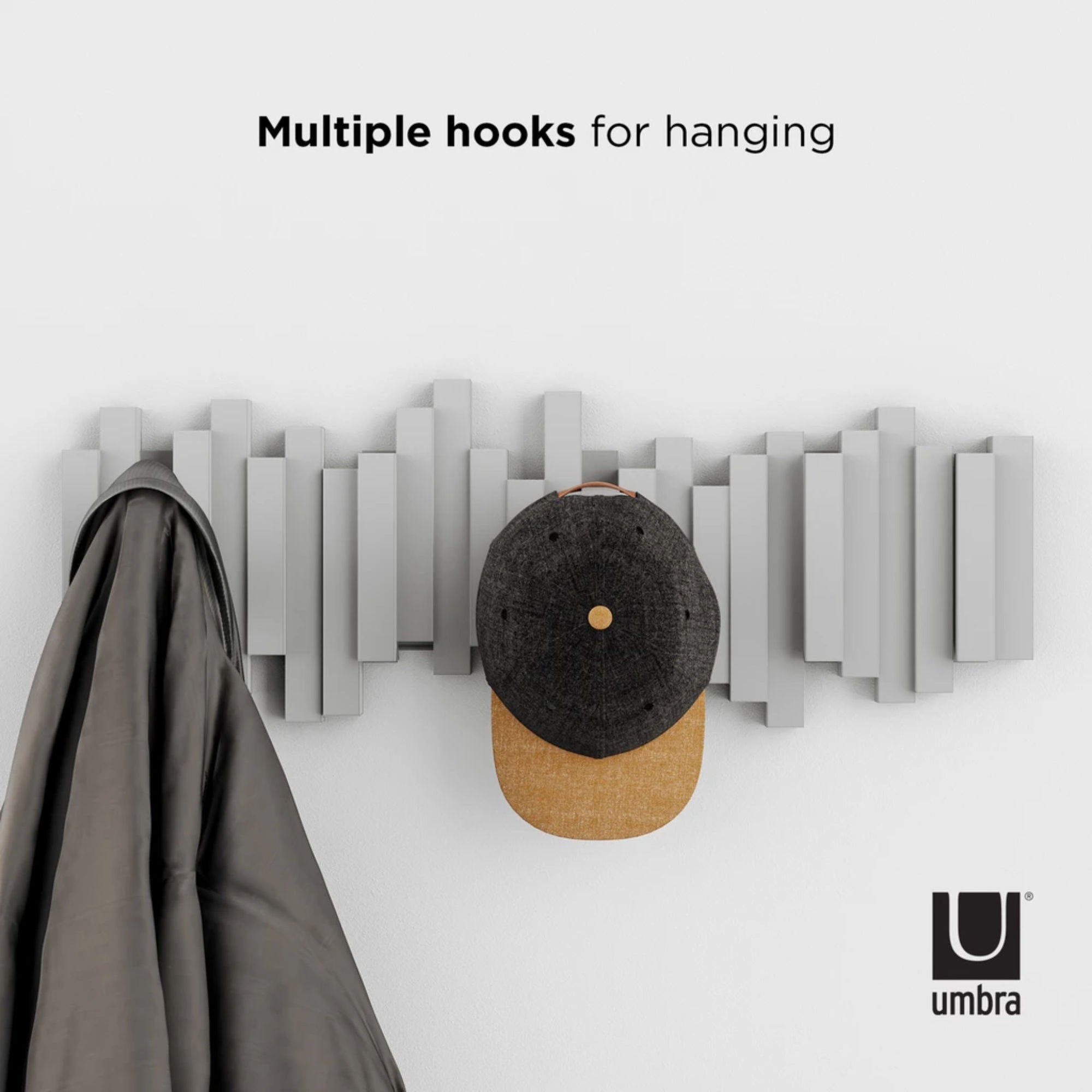 Umbra Sticks multi hook, grey