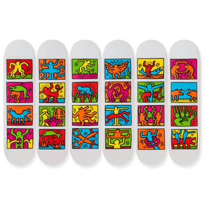 The Skateroom skateboard, Keith Haring Retrospect (1939)