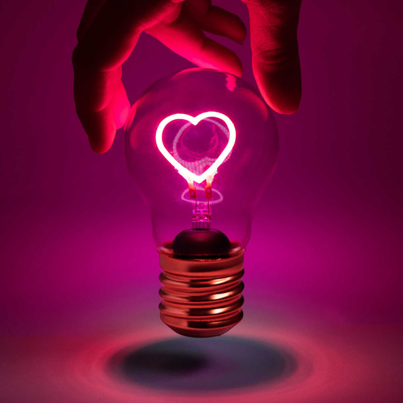 Suck UK Cordless Lightbulb Rechargeable Lamp Heart