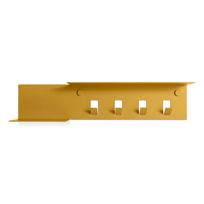 Blu Dot Hall Pass Wall Shelf with Hooks