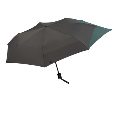 Wpc. Back Protect Mini Folding Umbrella, Grey/Blue