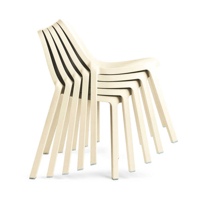 Emeco Broom stacking chair, white