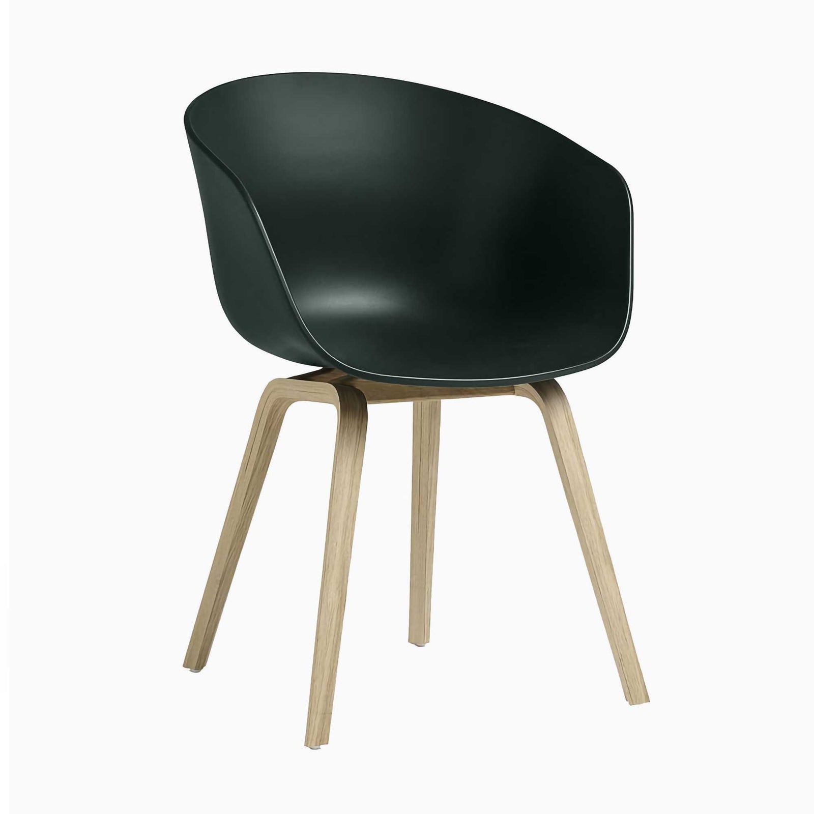 Hay About A Chair AAC 22, hunter/clear lacquered oak