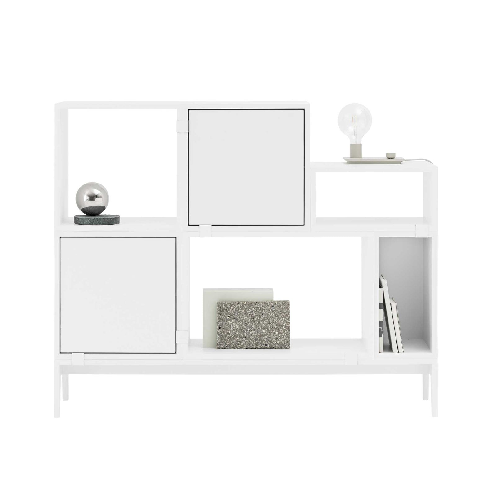 Muuto Stacked shelf system configuration 1