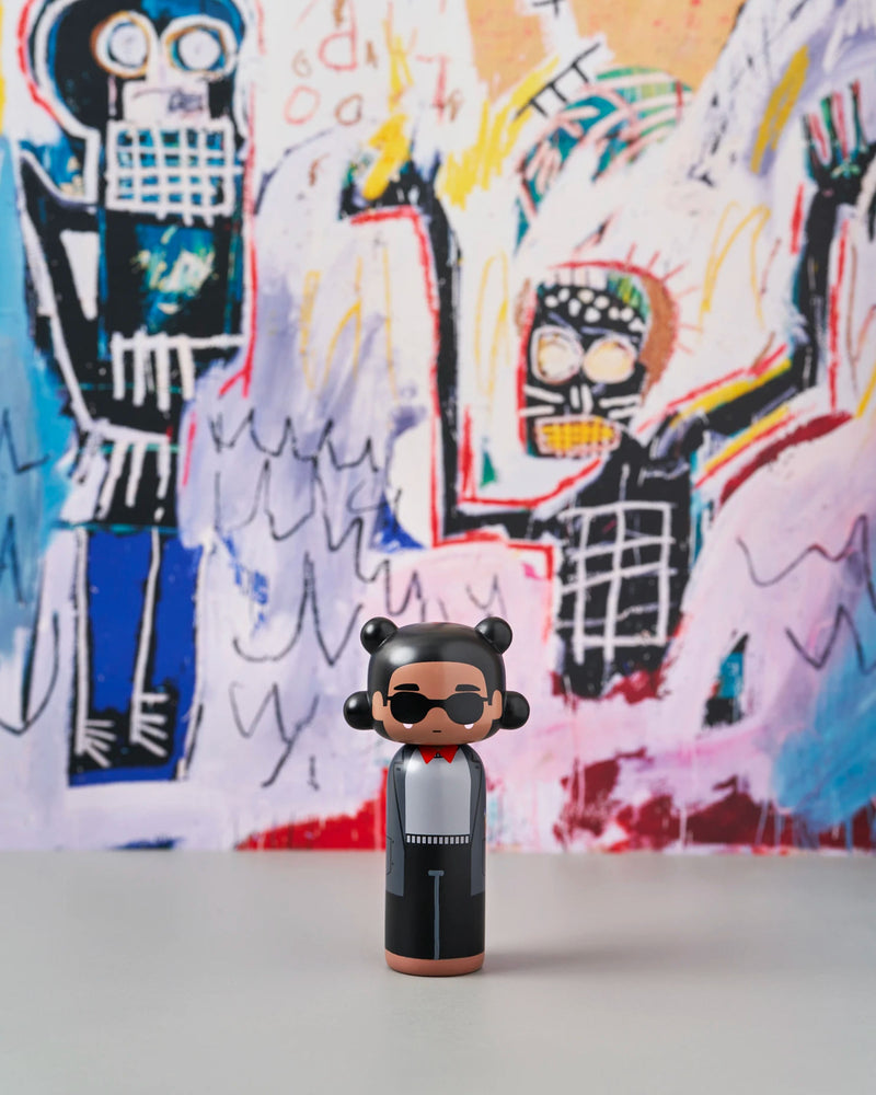 Jean-Michel Basquiat Lucie Kaas Kokeshi Doll 15cm