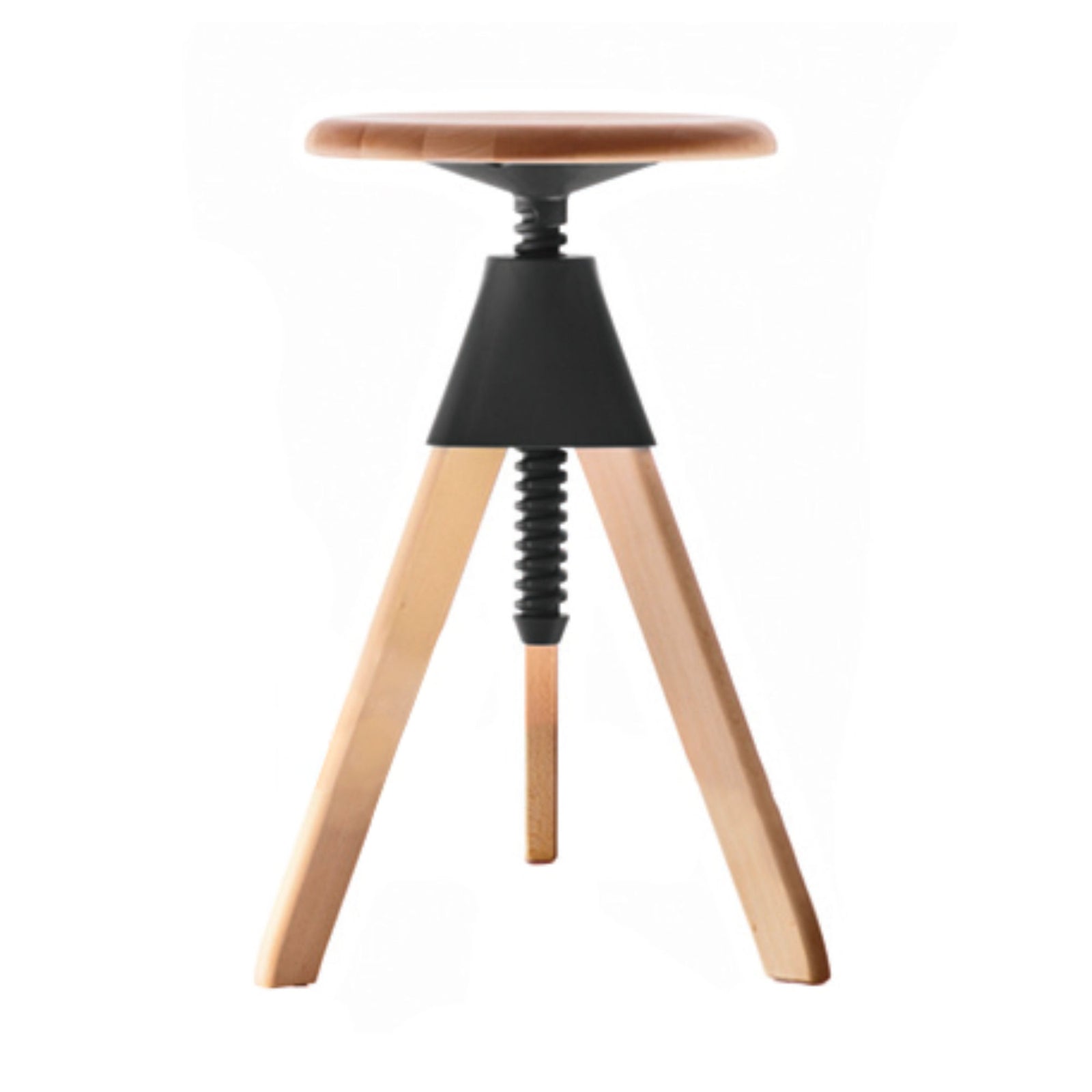 Magis Jerry Stool, Beech/Black/Beech (65 cm)