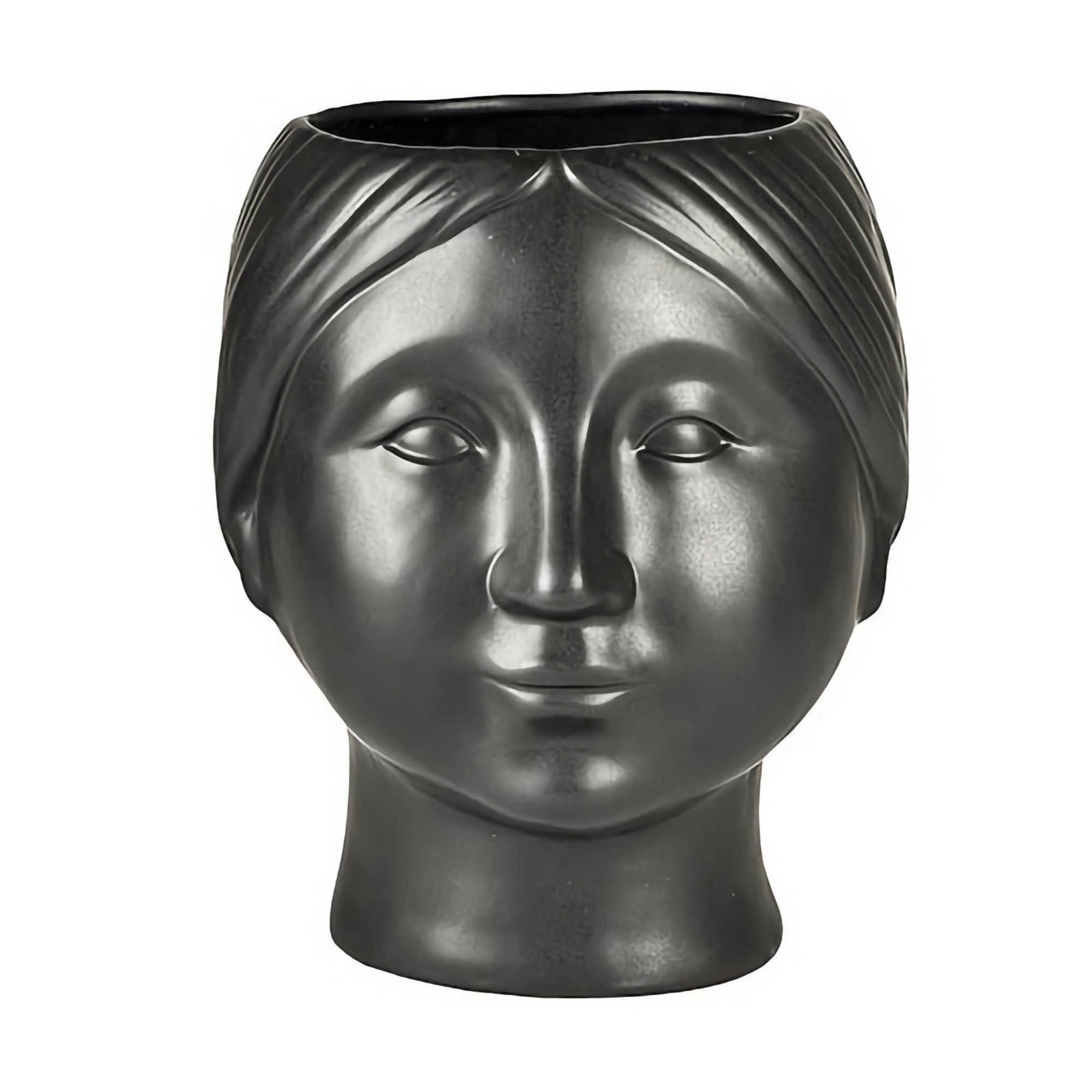 Villa Collection Haga Flower Pot, black (21cm)