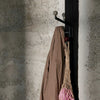 &tradition SC75 Capture wardrobe hook, graphite/colour knob