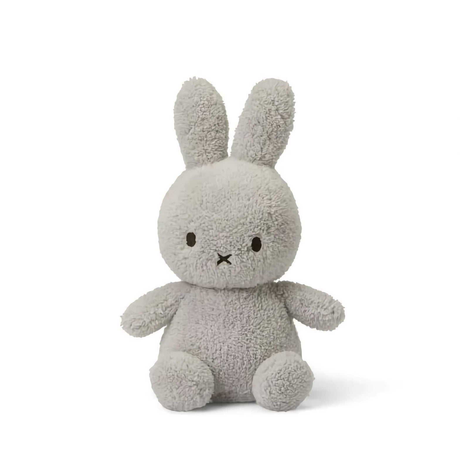 Miffy Sitting soft toy 23cm, Terry light grey