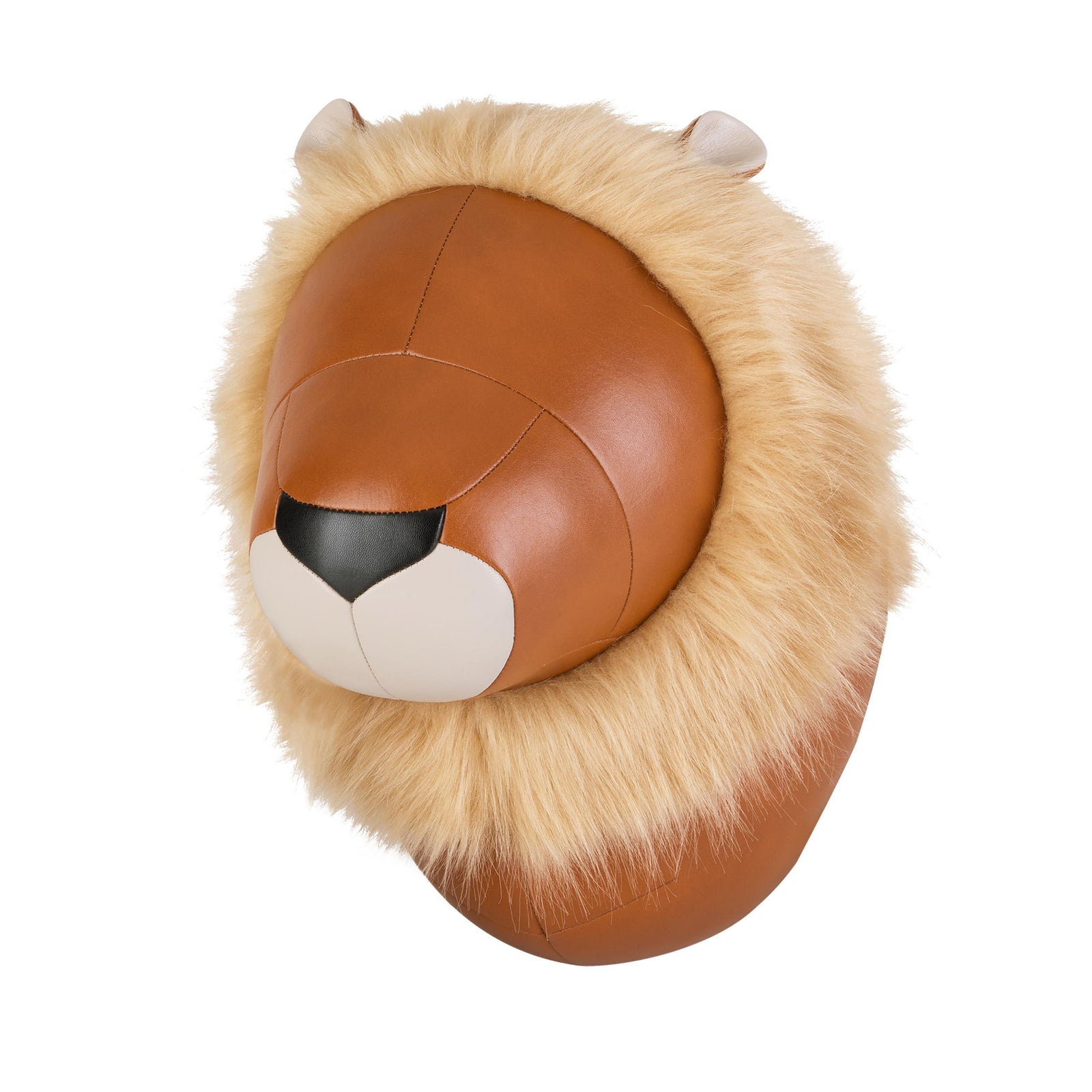 Zuny Wall Trophies Lion Amo, tan/wheat