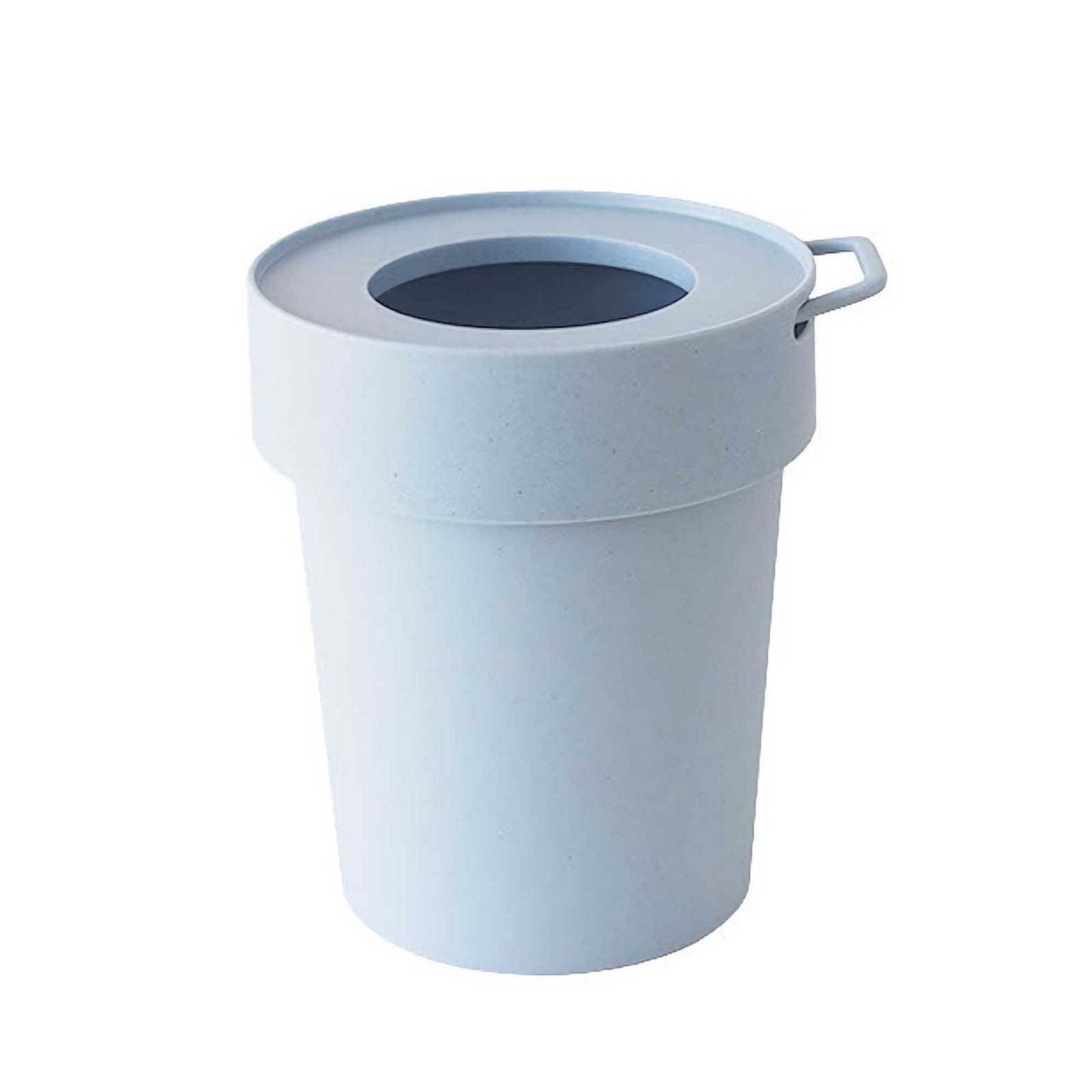 Hachiman Tap trash bin with lid small, smokey blue (5 L)