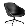 Hay AAL 81 About A Lounge chair, sierra leather sl1001/black