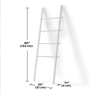 Umbra Leana ladder, white