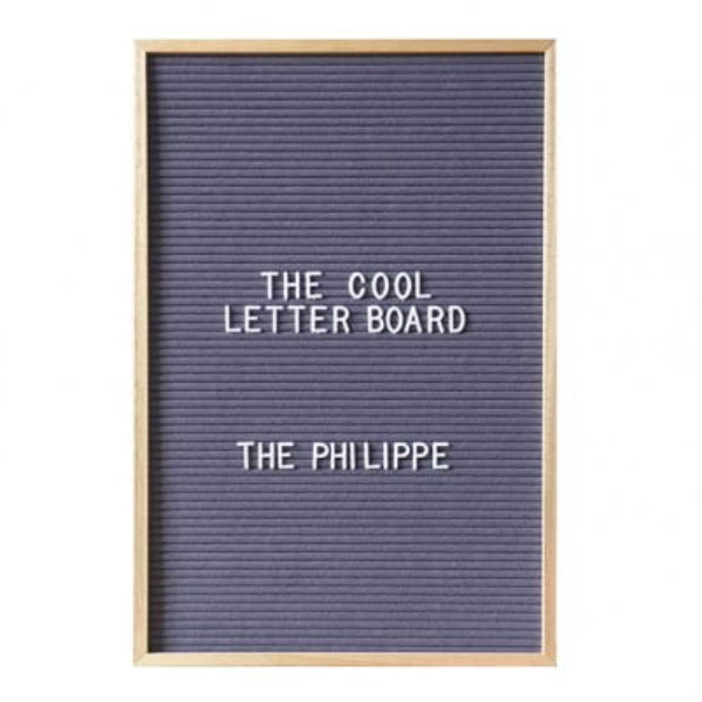 The Cool Company The Philippe Letter Board . 46 x 31cm