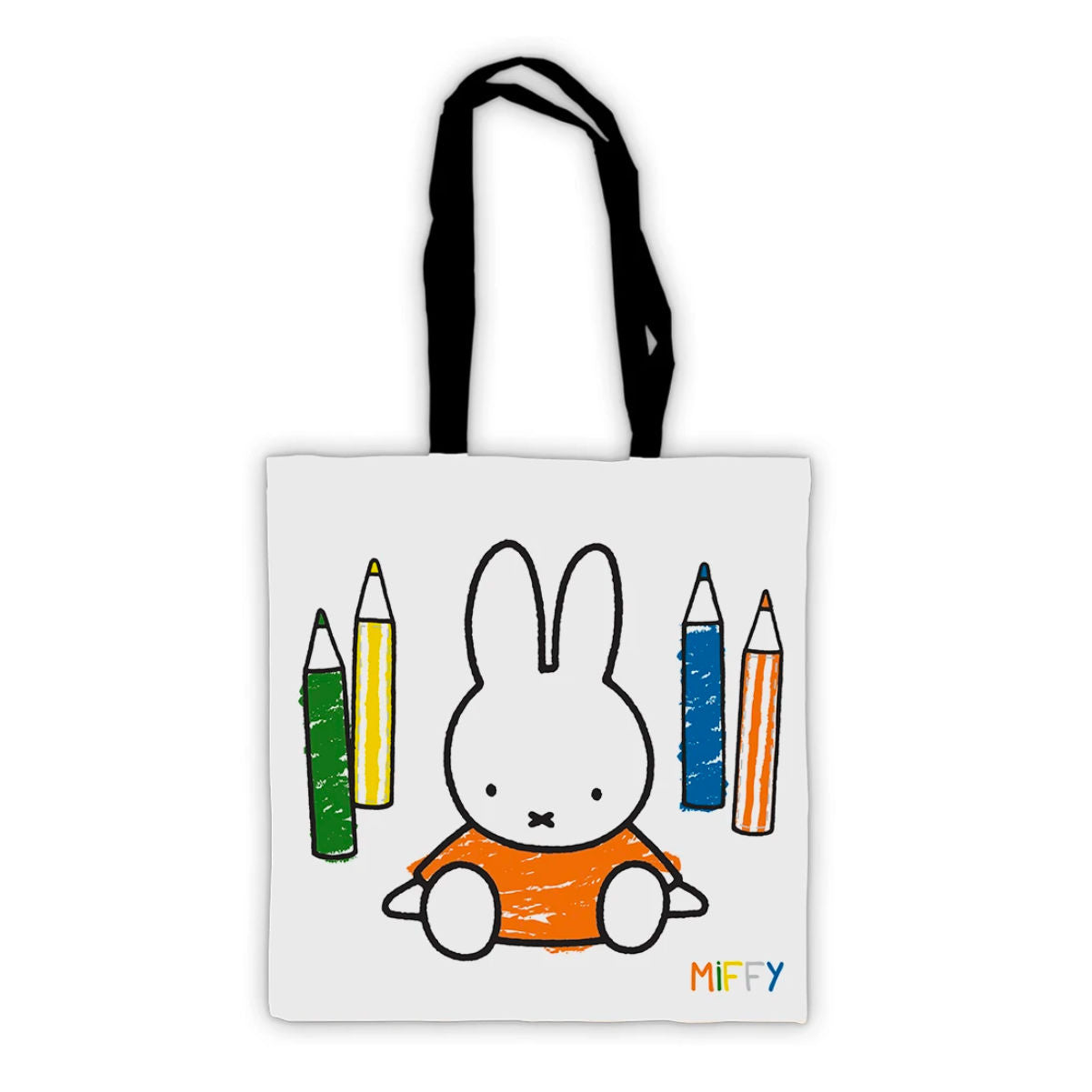 Miffy Tote Bag, colouring pencils