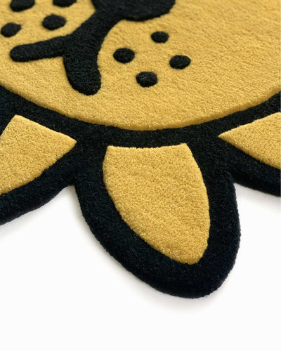 Maison Deux Miffy & friends rug, lion (88x90 cm)