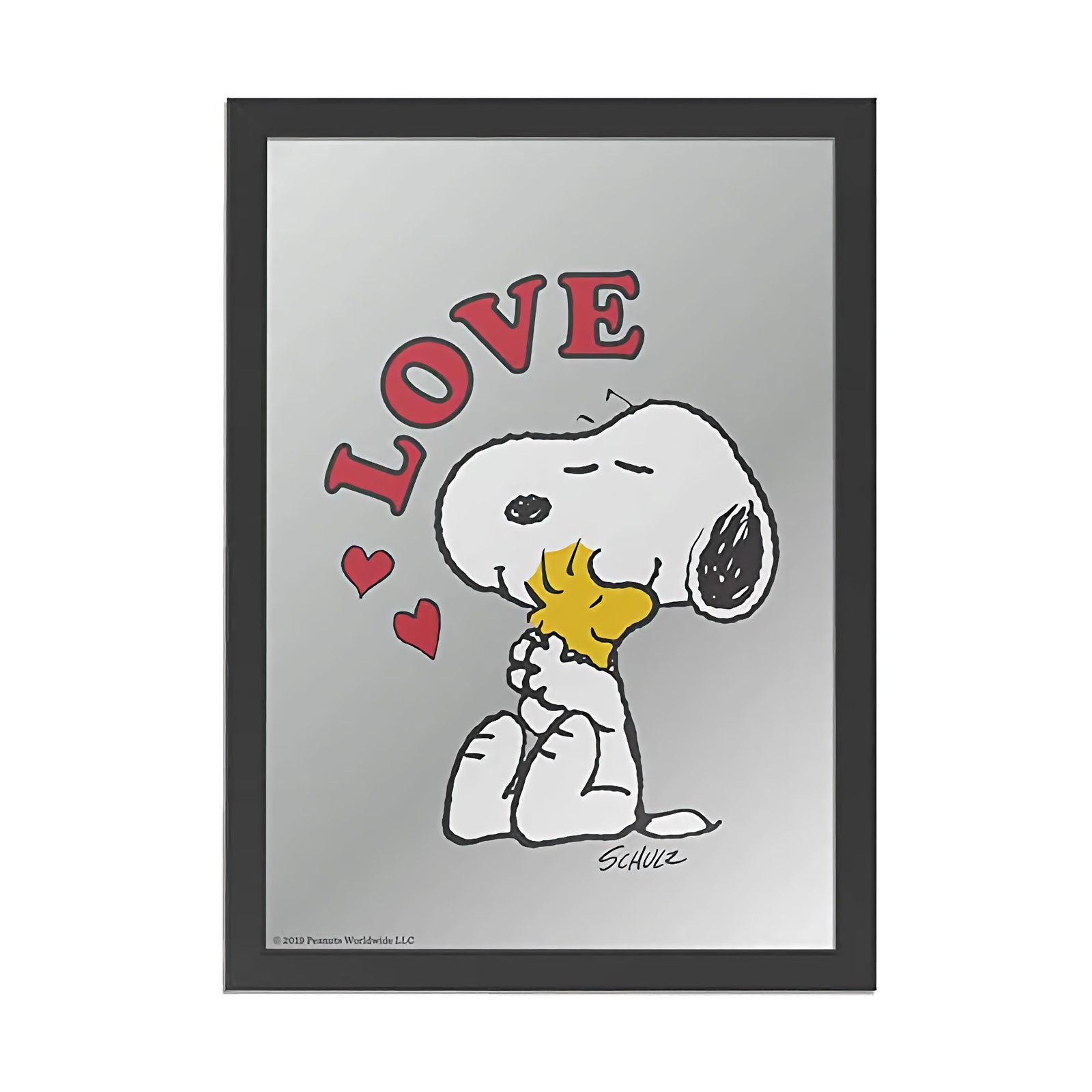 Peanuts Printed A4 Mirror , Love