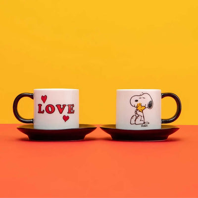 Peanuts Espresso Set, love