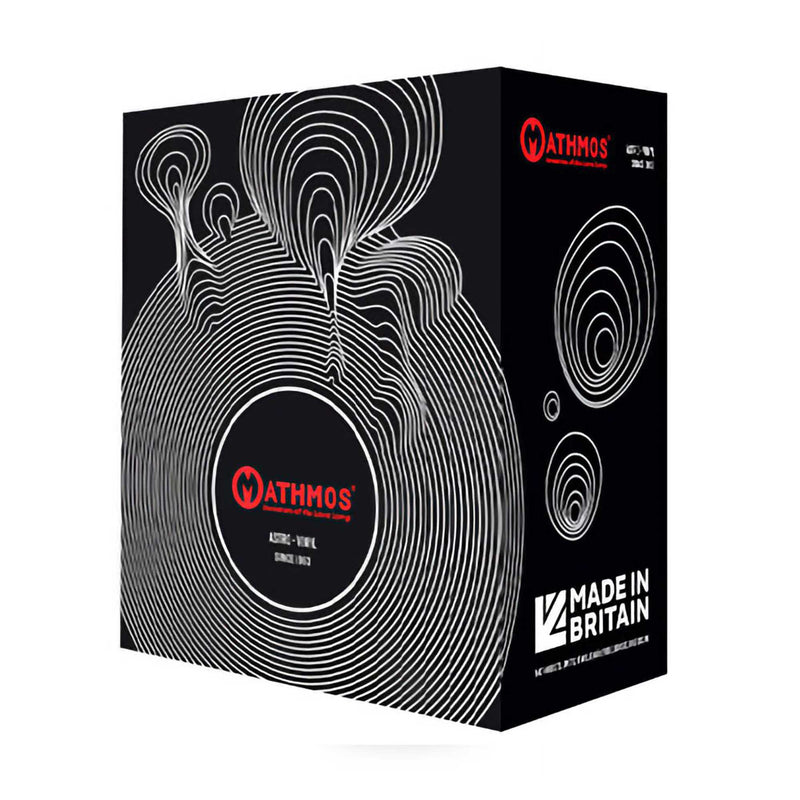 Mathmos Astro Vinyl lava lamp, clear/black (43 cm)