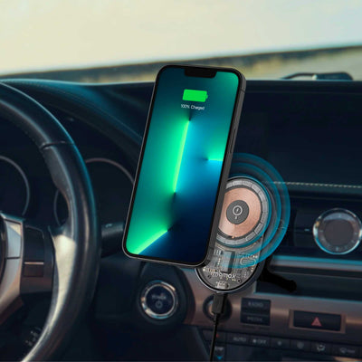 Momax Q.Mag Mount 3 15W Magnetic Wireless Charging Car Mount