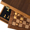 Manopoulos Walnut Burl Chess Set