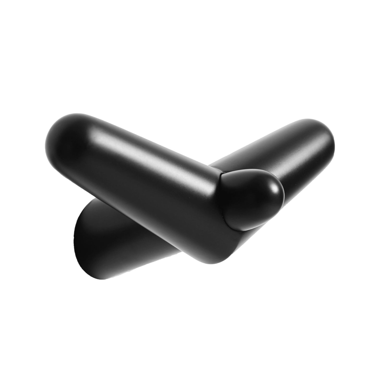 Woud Tail Wing Hook Medium , Black Painted Birch