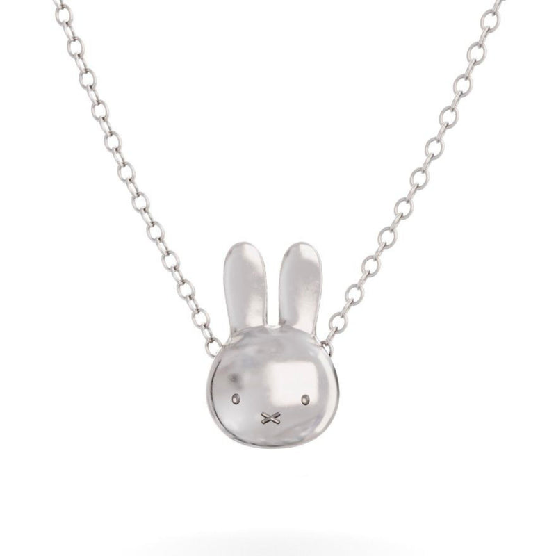 Miffy Sterling Silver Necklace , Medium Head