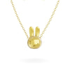 Miffy 18Ct Gold Vermeil Necklace , Medium Head