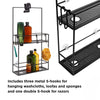 Umbra Cubiko shower caddy, black