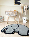 Maison Deux Miffy & friends rug, elephant (100x82 cm)