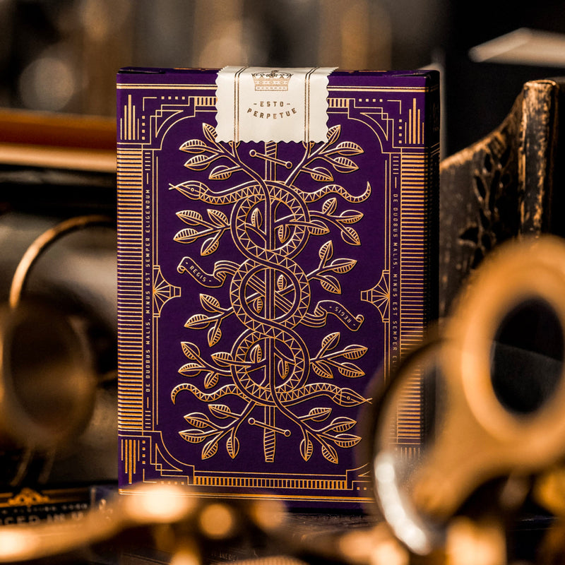Monarch Purple Playing Cards