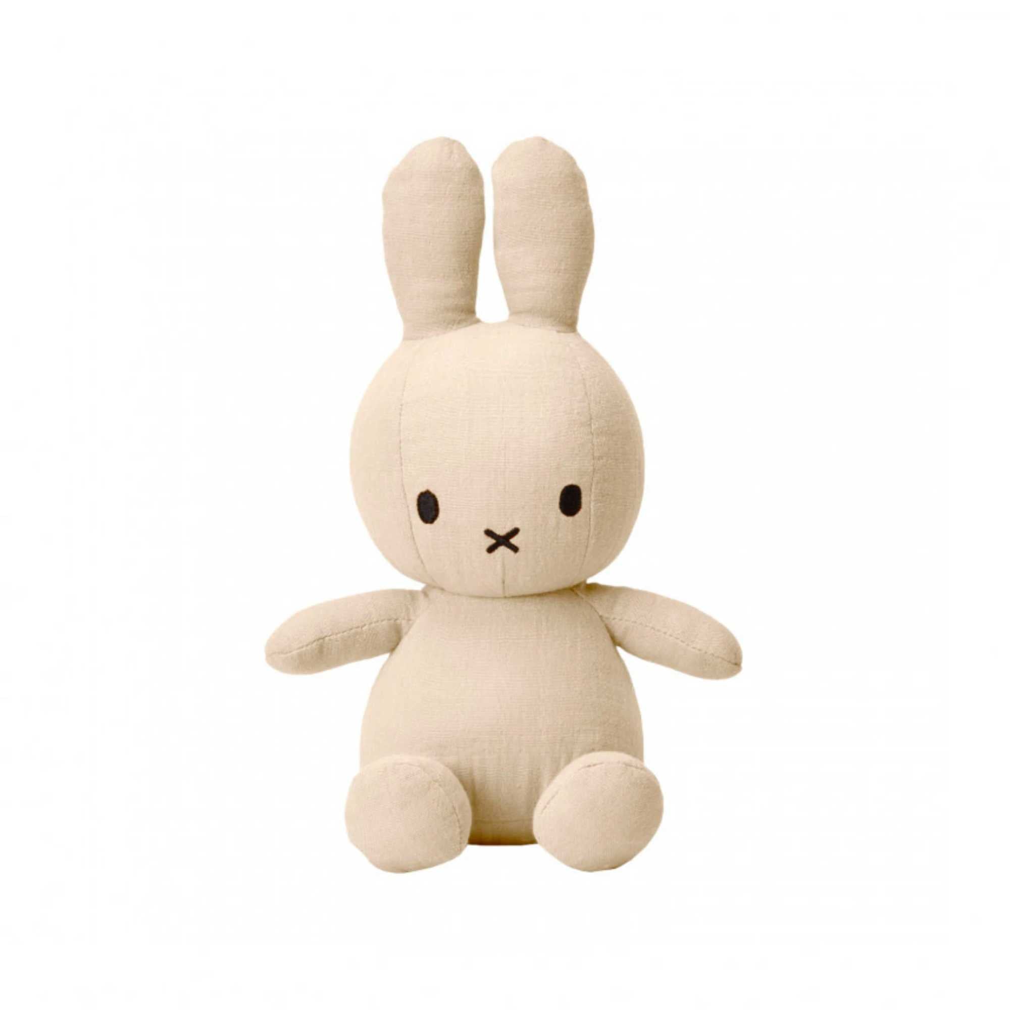 Miffy Sitting Mousseline plush doll, cream (23 cm)