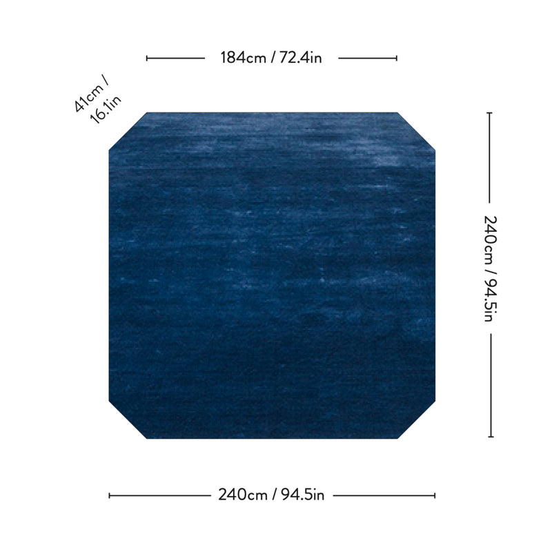 &Tradition AP6 The Moor Rug , blue midnight (240x240 cm)