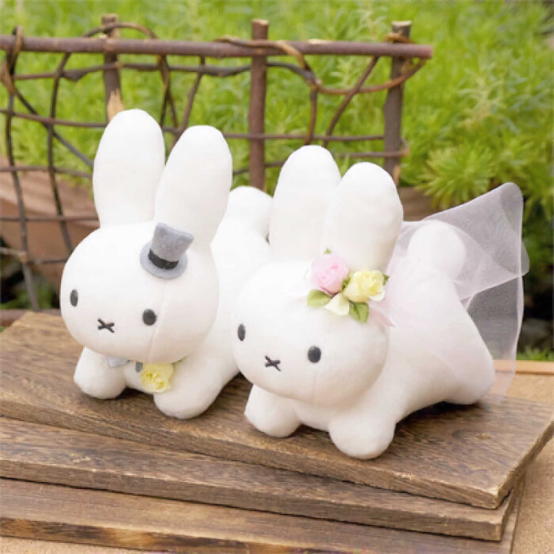 Bruna's Miffy wedding plush rabbit, western (set of 2)