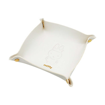 Miffy Leather Tray Square